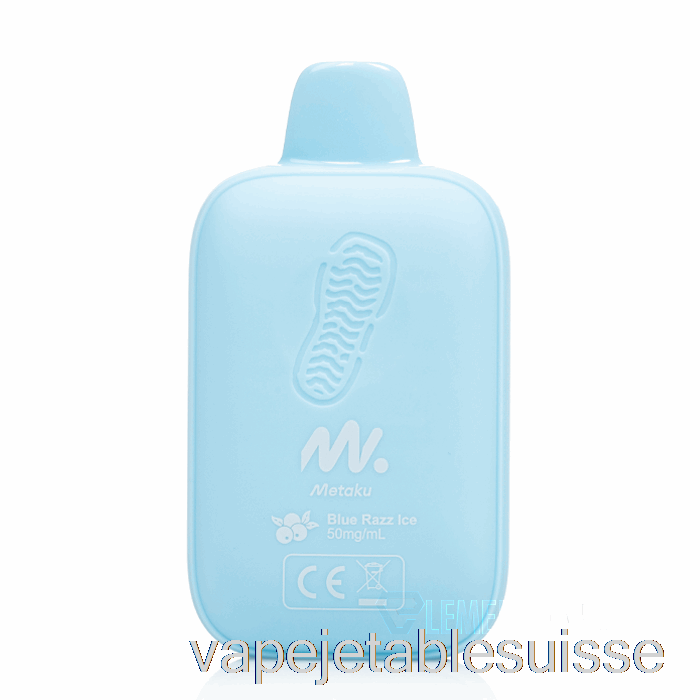Vape Suisse Metaku Moonwalk 9000 Jetable Bleu Razz Ice